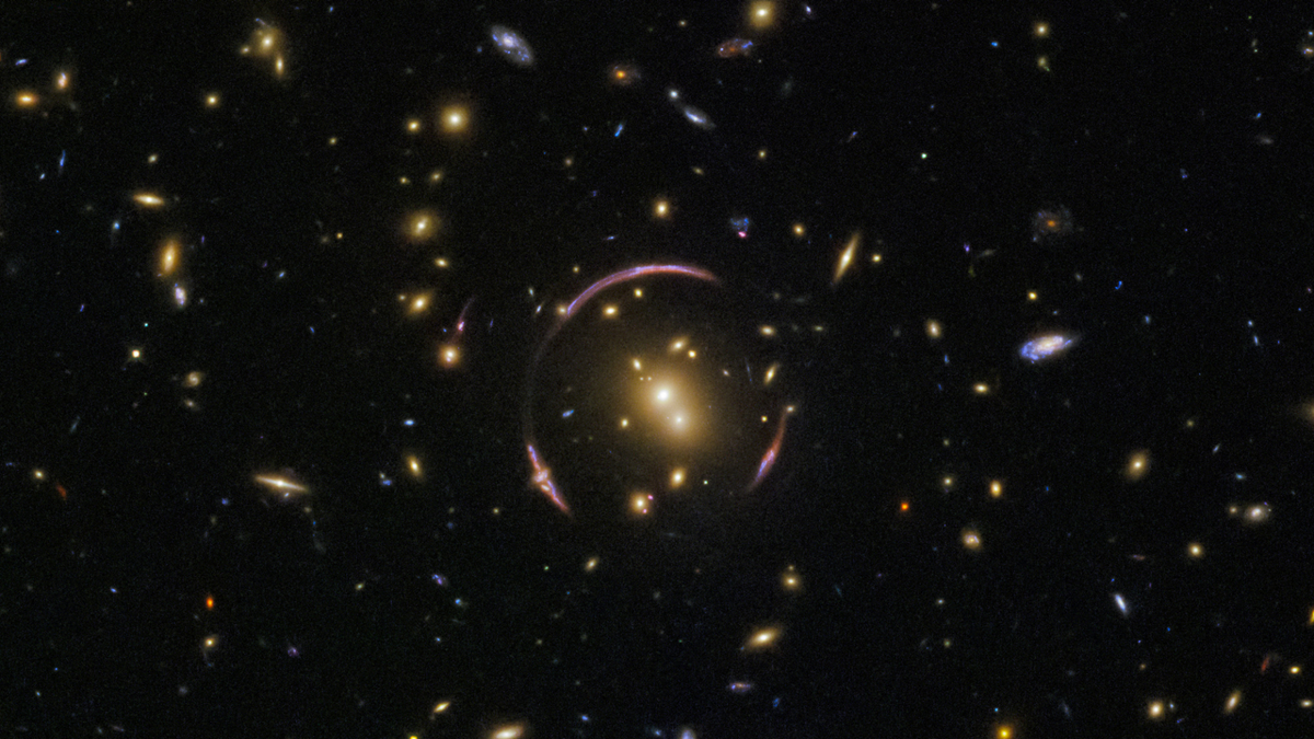 Hubble Telescope discovers a light-bending 'Einstein Ring' in 