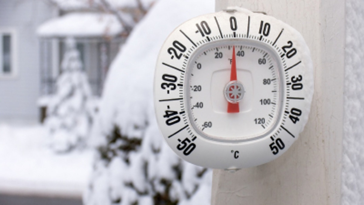 Thermometer in Winter
