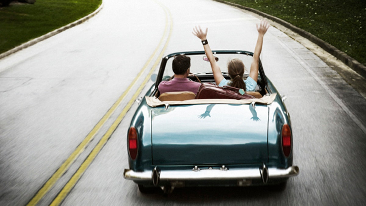 Vintage Car Couple