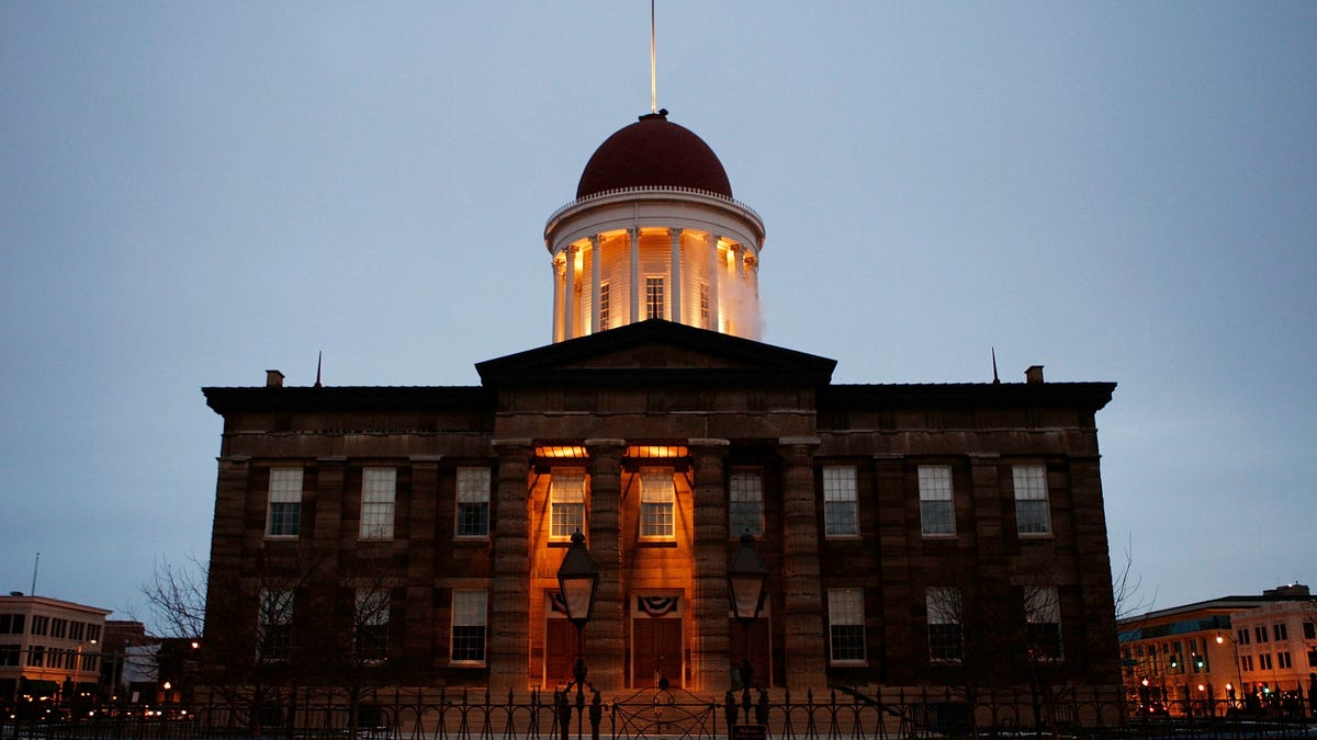 State Capitol building in Illinois