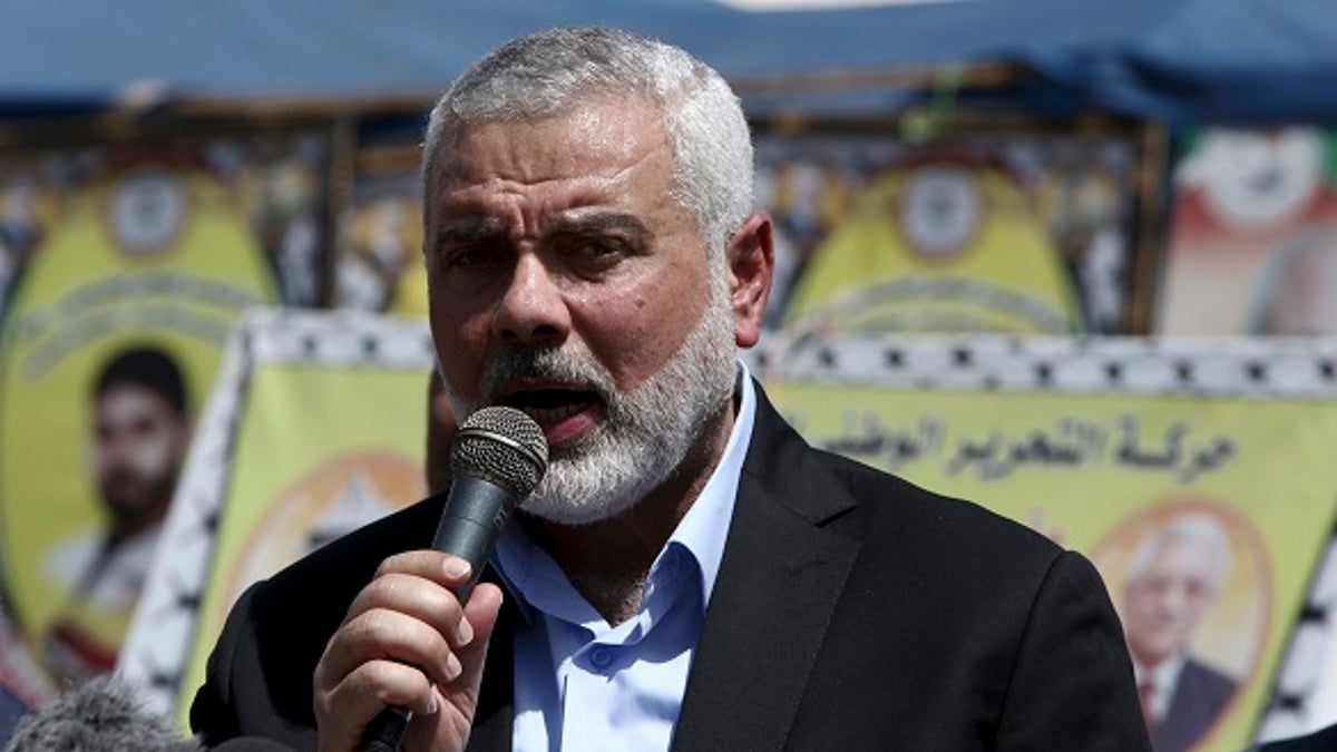 Hamas Leader Ismail Haniyeh Visits Gaza, Addresses Hunger-striking ...