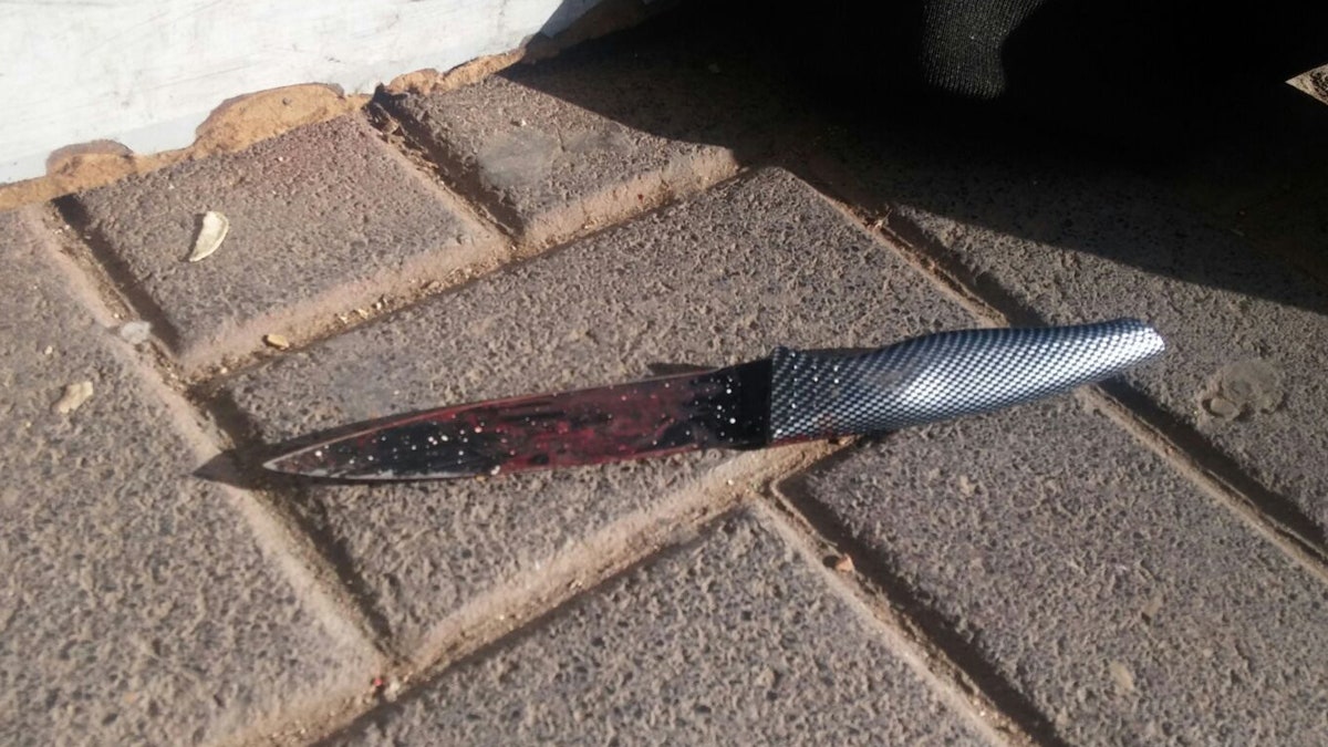 israeli police stabbing knife pic