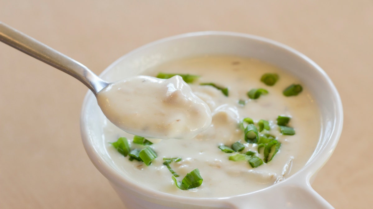 clam chowder istock