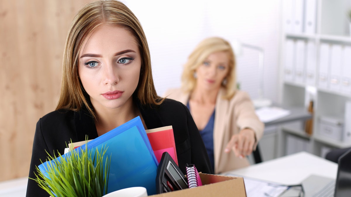 woman fired istock