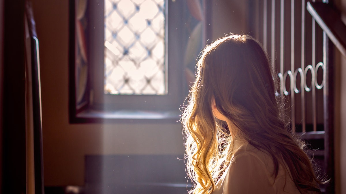 Girl at church