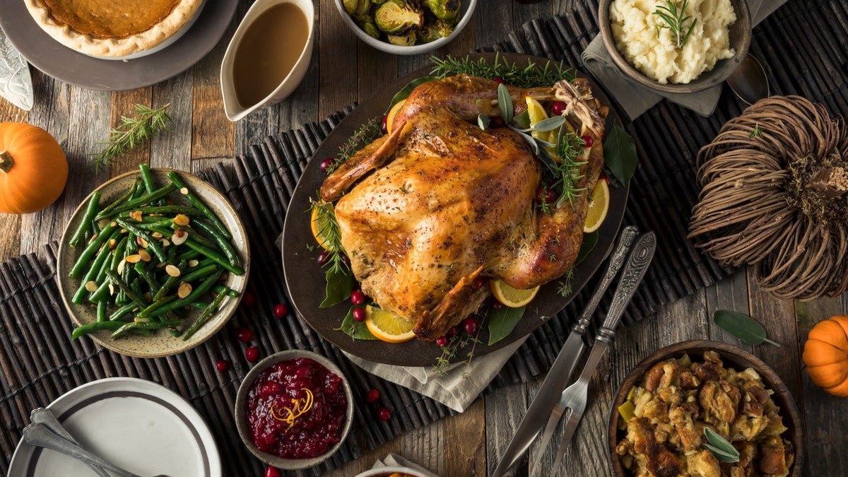 Thanksgiving dinner istock