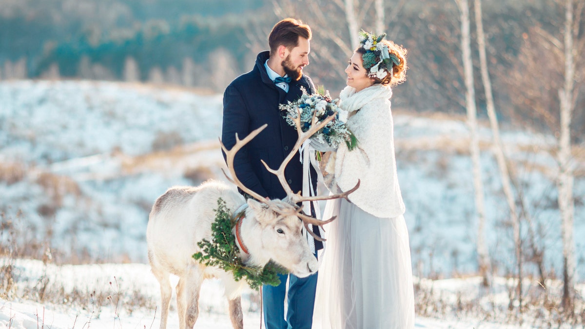 winter wedding istock