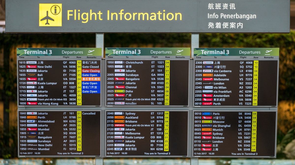 Singapore airport istock
