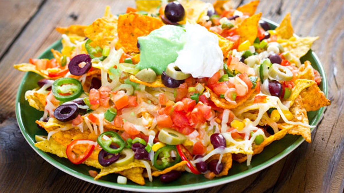 Plate of nachos