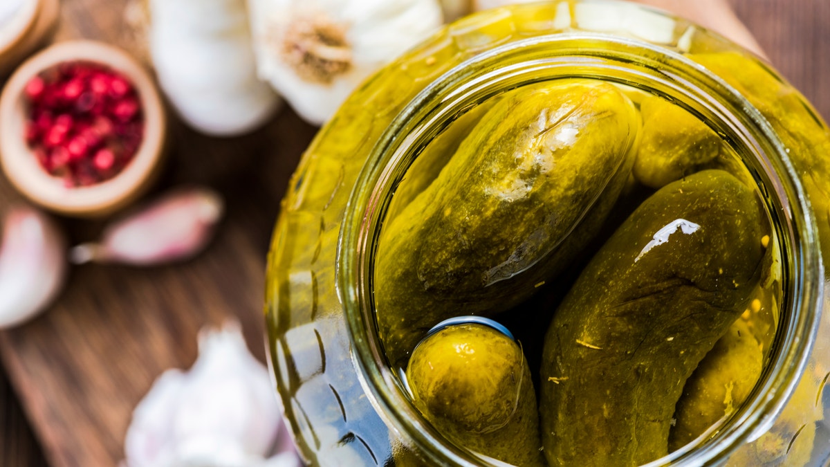 pickles in a jar istock