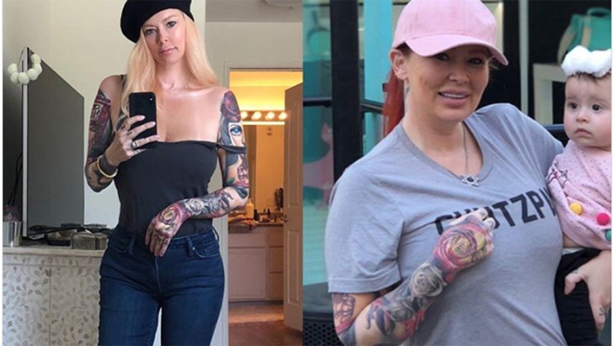 Jenna Jameson went from a size 16 to size 6.