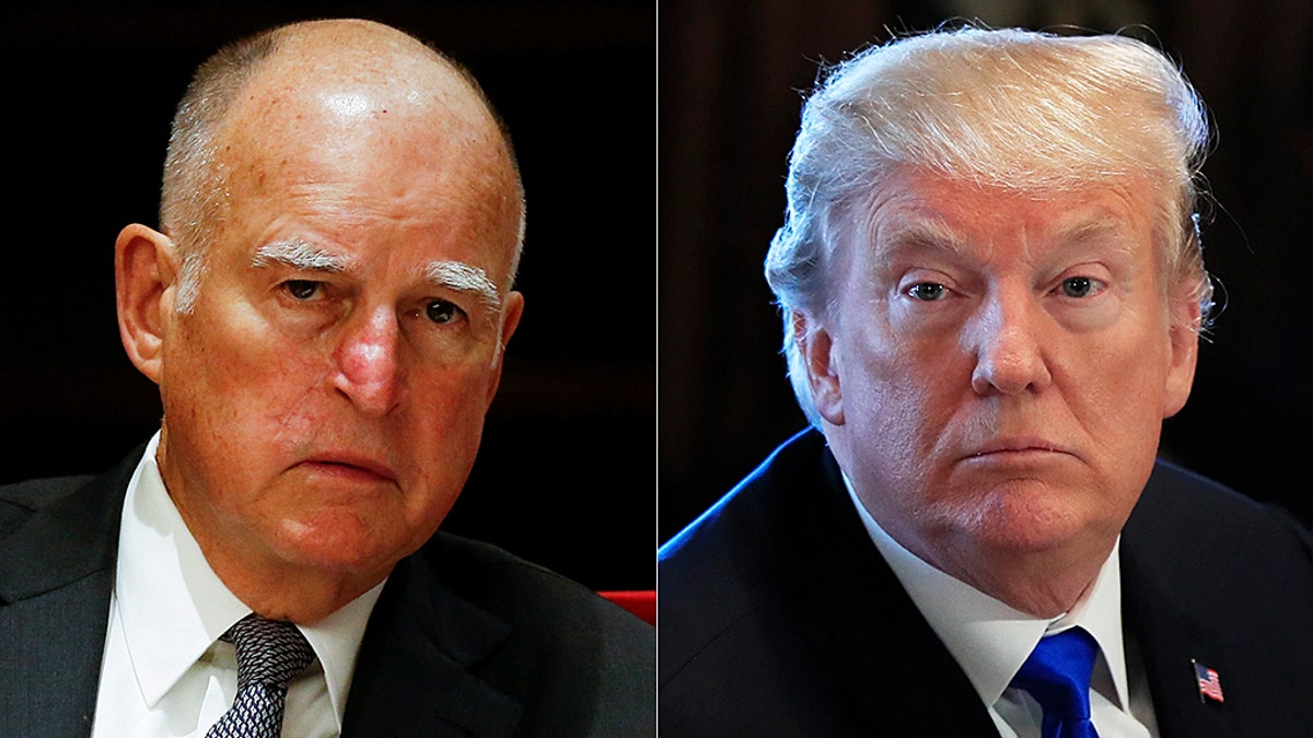 jerry brown donald trump