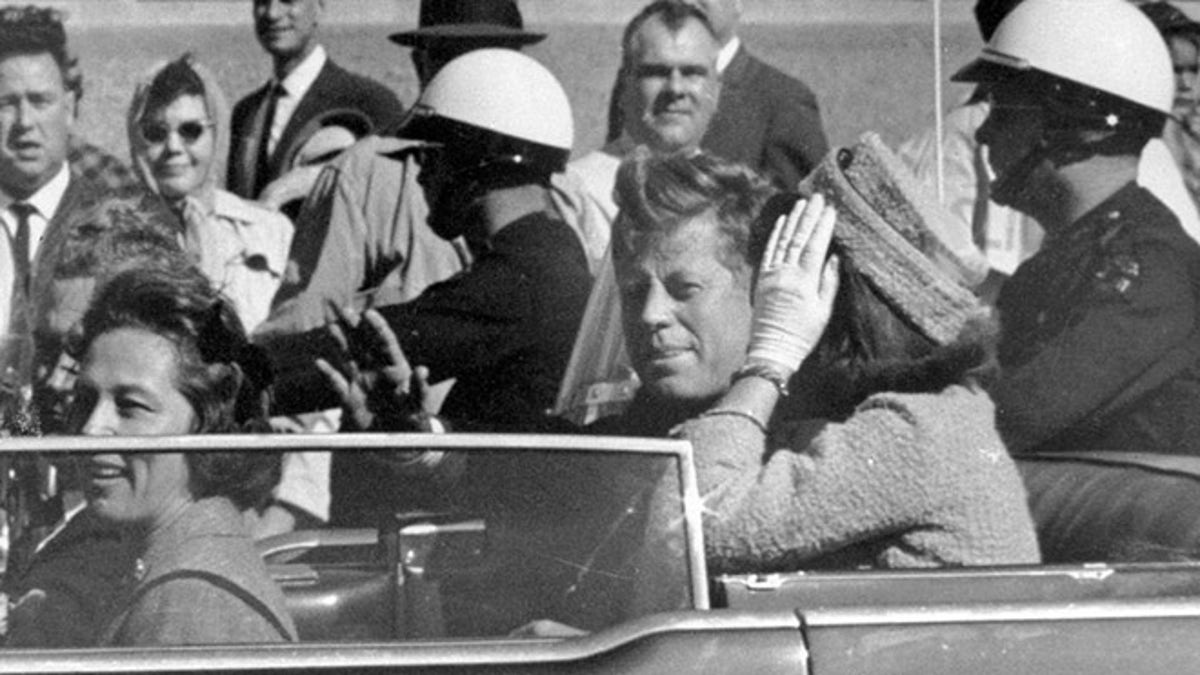 The Kennedys riding in Dallas on Nov. 22, 1963.