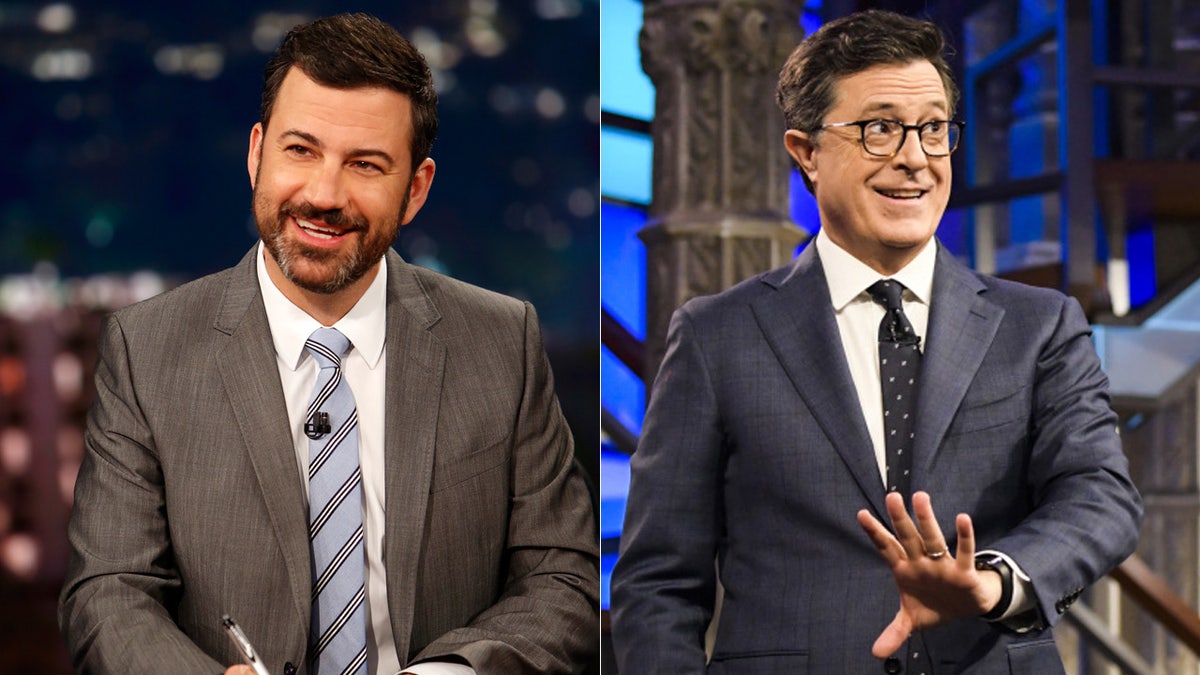 jimmy kimmel stephen colbert split cbs abc