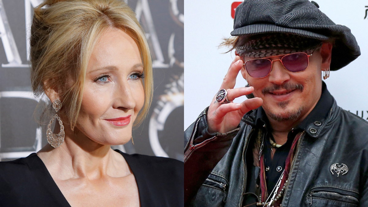 jk rowling johnny depp reuters