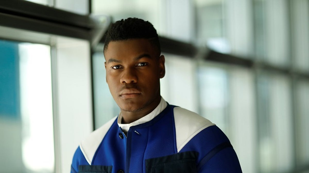 Cast member John Boyega poses for a portrait while promoting the movie 