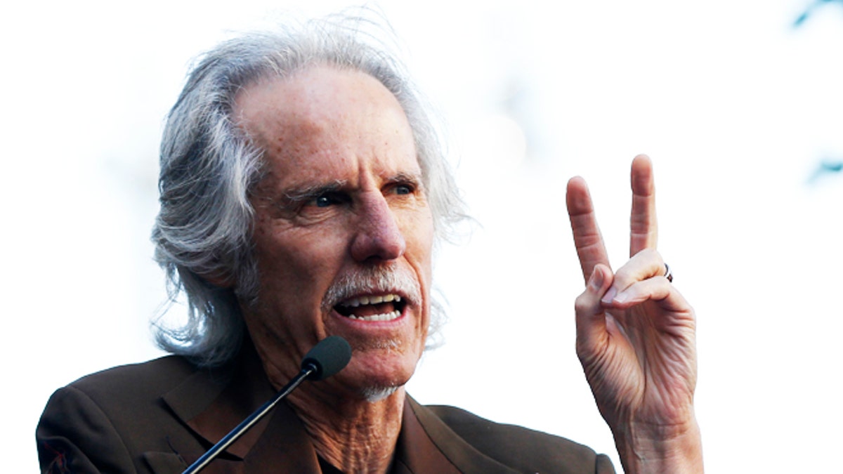 John Densmore, drummer of The Doors, speaks in Hollywood, Calif., Oct. 30, 2013. (Reuters)