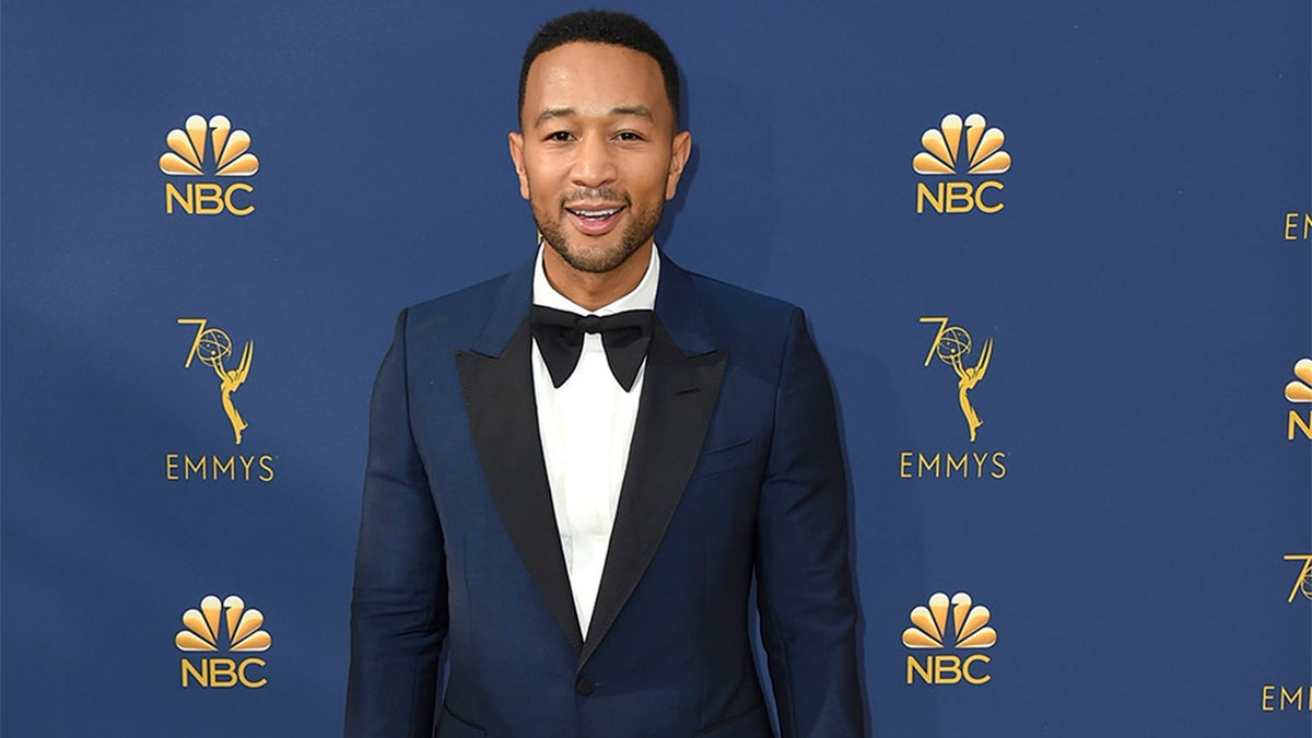 John Legend arrives at the 70th Primetime Emmy Awards on Monday, Sept. 17, 2018, at the Microsoft Theater in Los Angeles. (Photo by Jordan Strauss/Invision/AP)