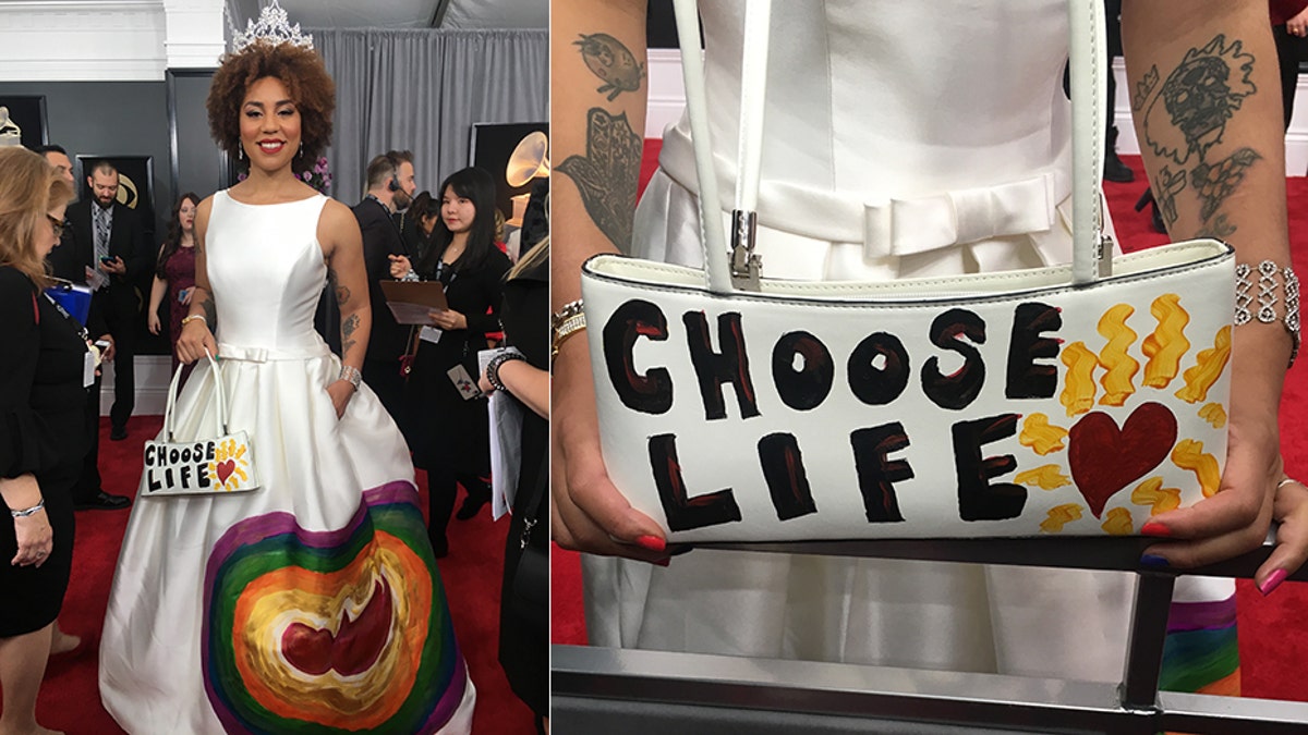 Joy Villa turns heads with pro life outfit at the Grammys Fox News