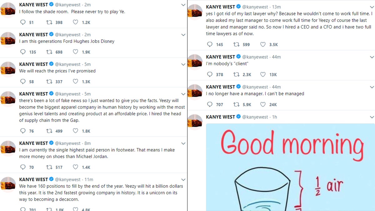 kanye west tweets