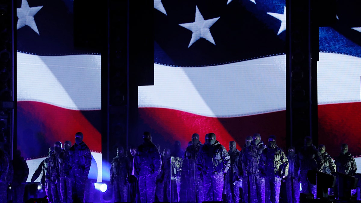 kendrick grammys american flag reuters