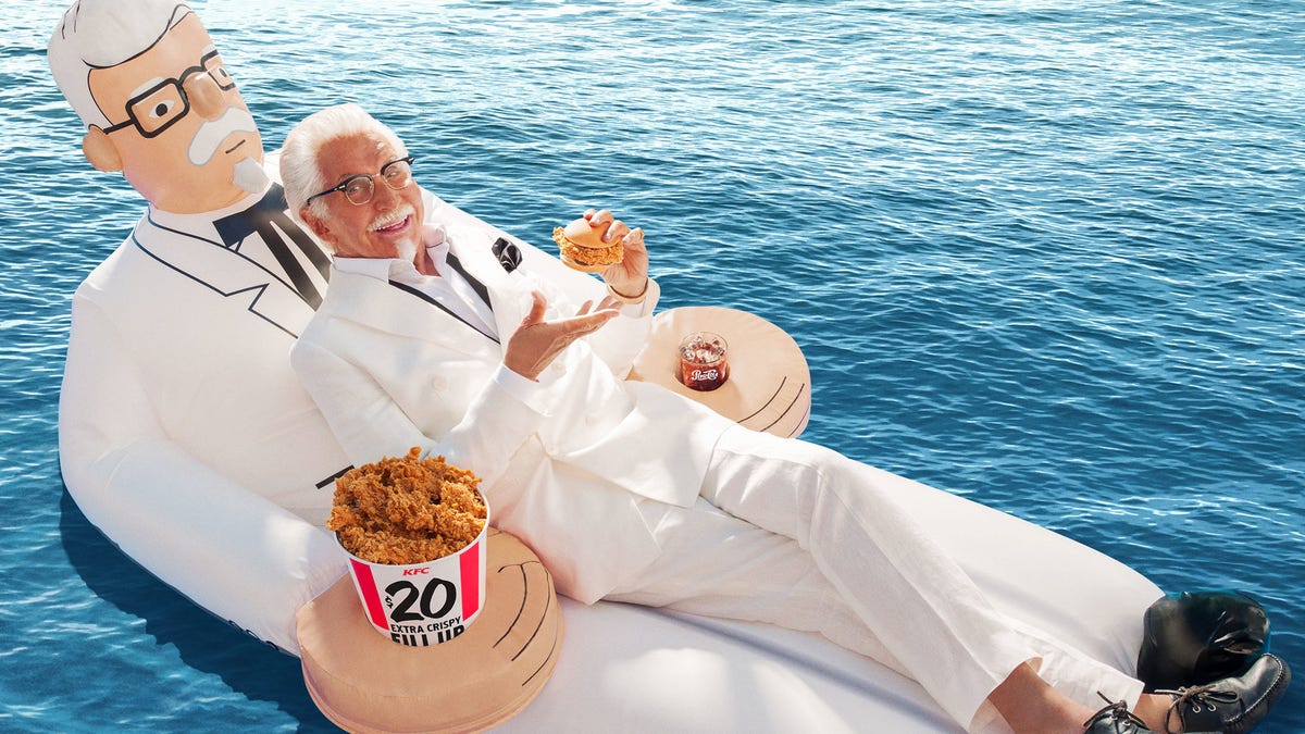 KFC Colonel floatie