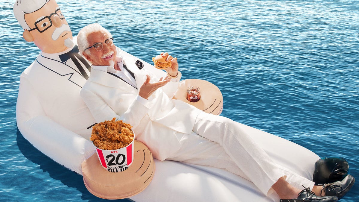 KFC Colonel floatie