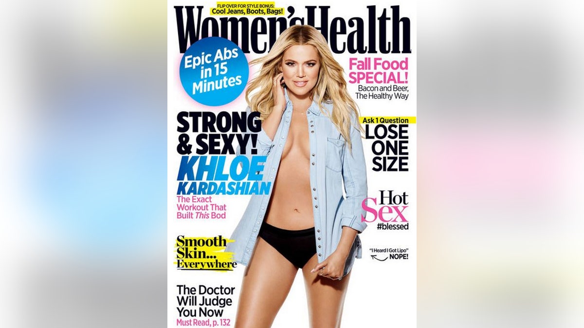 Khloe Kardashian flaunts her 'revenge' body on Women's Health