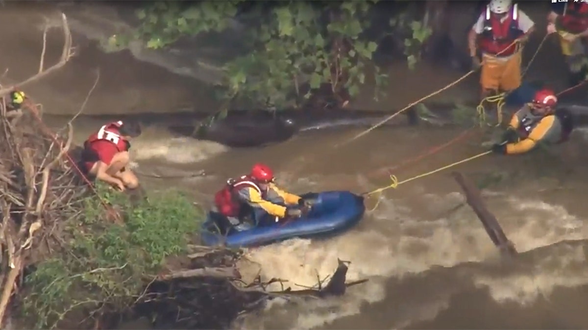 Crews rescue 12-year-old boy from flood waters in Phoenixville