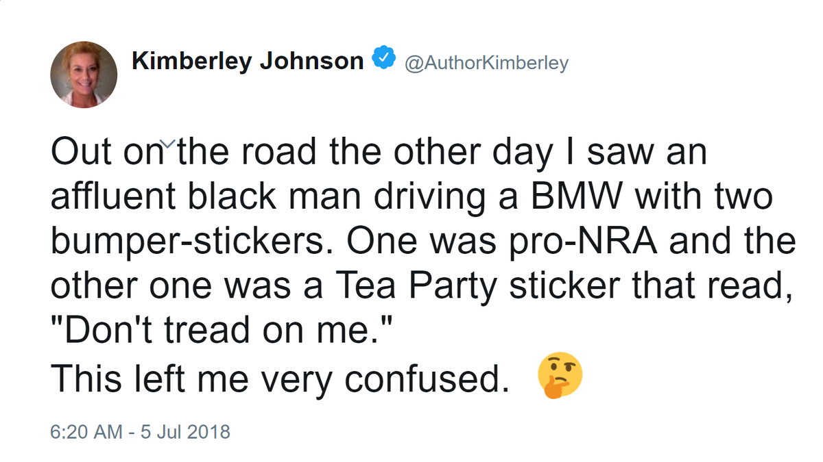 Kimberley Johnson tweet