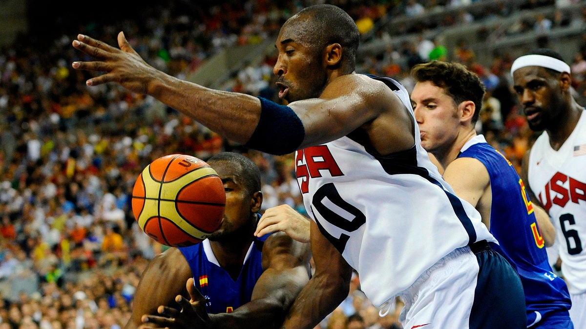 London Olympics Basketball Spain USA