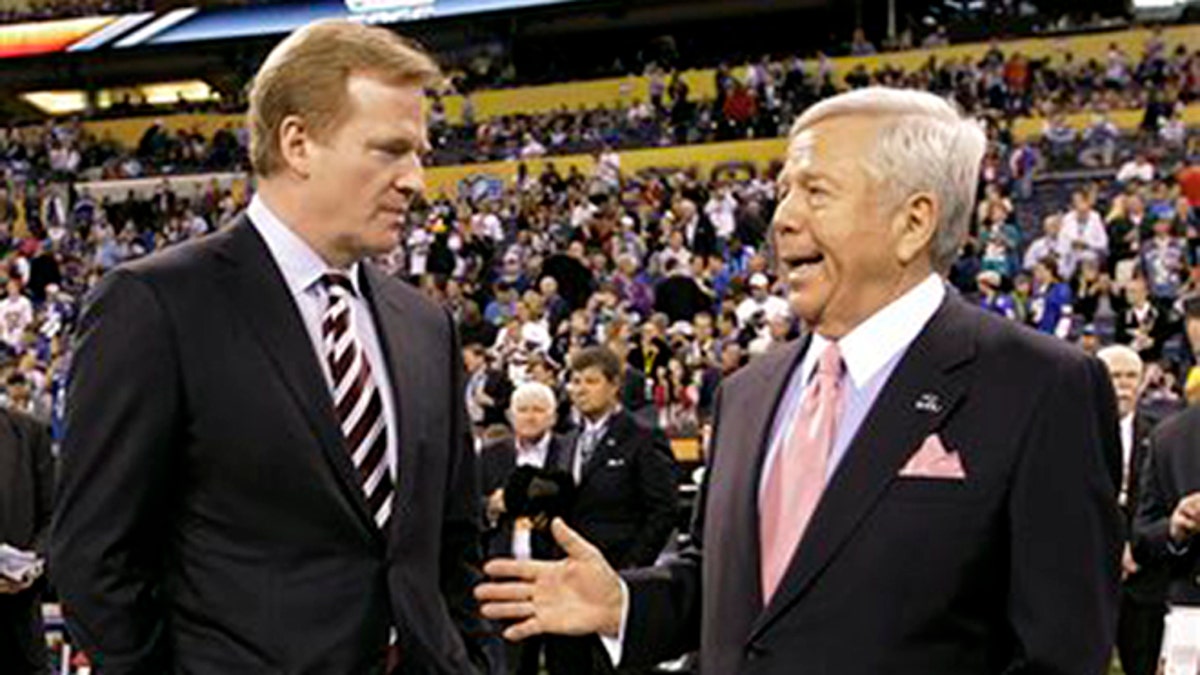 Kraft and Goodell Football