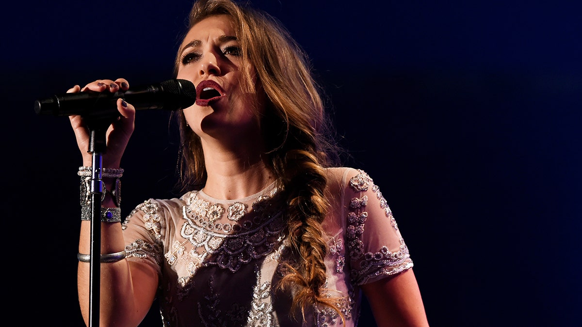 In this Tuesday, Oct. 13, 2015, file photo, Lauren Daigle performs during the Dove Awards in Nashville. Producer-songwriter Wayne Haun, Daigle and rock singer Zach Williams are the top nominees at the 2017 GMA Dove Awards, honoring gospel and Christian music, announced Wednesday, Aug. 9, 2017.