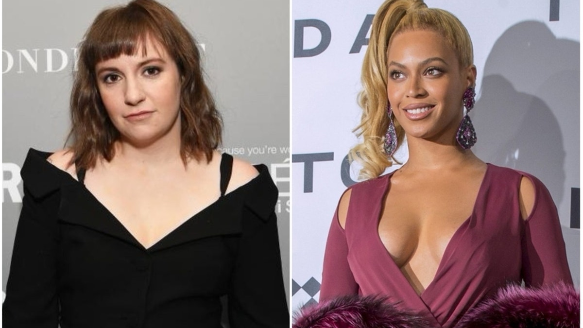 Lena Dunham and Beyonce