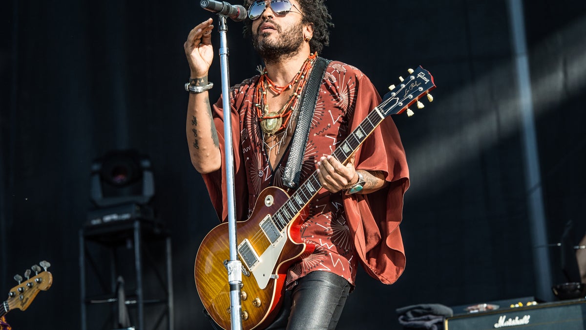 FILE - In this May 27, 2016 file photo, Lenny Kravitz performs at BottleRock Napa Valley Music Festival at Napa Valley Expo in Napa, Calif. One of the country's most impoverished cities will get some time in the Democratic convention spotlight Thursday, July 28, 2016, with some help from Lady Gaga. Thousands of convention delegates have been invited across the Delaware River to Camden for an afternoon concert with the pop star, which also will include performances by Kravitz and DJ Jazzy Jeff. (Photo by Amy Harris/Invision/AP, File)