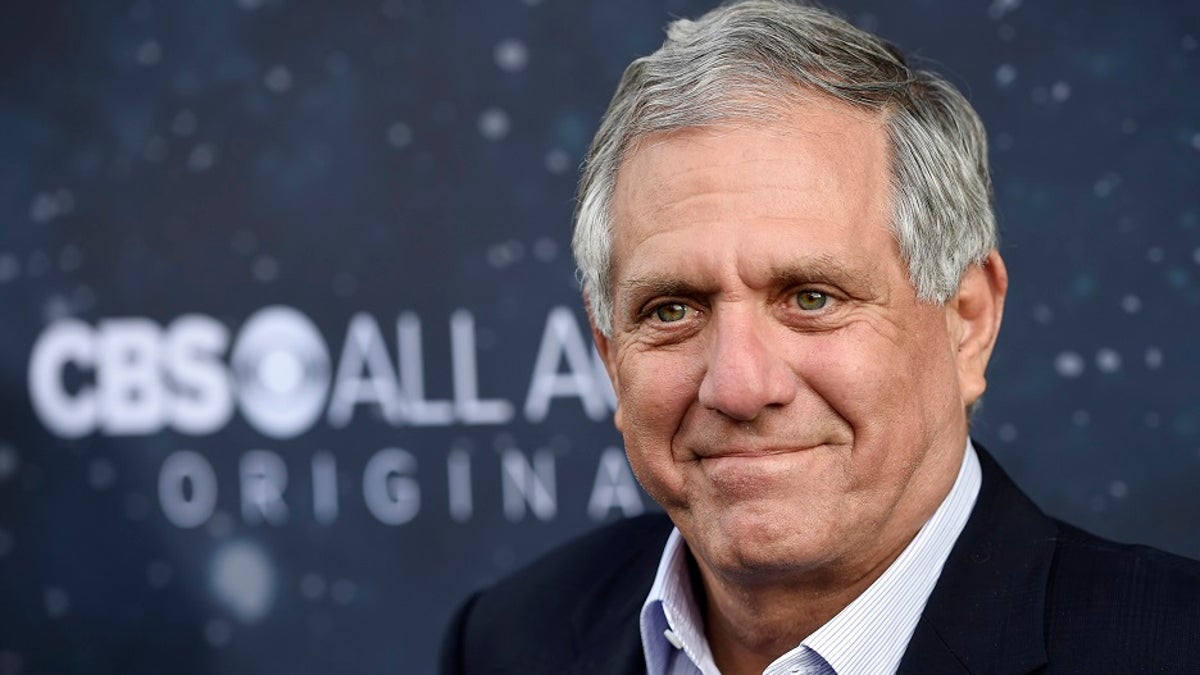 FILE - In this Sept. 19, 2017, file photo, Les Moonves, chairman and CEO of CBS Corporation, poses at the premiere of the new television series 