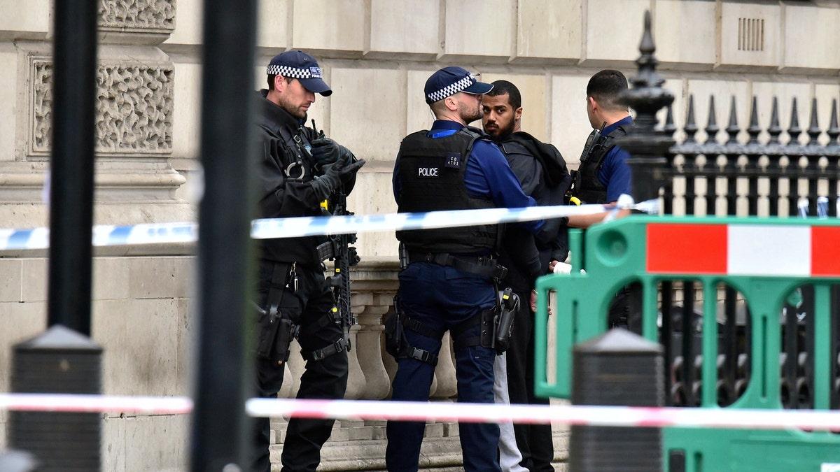 london terror arrest knife