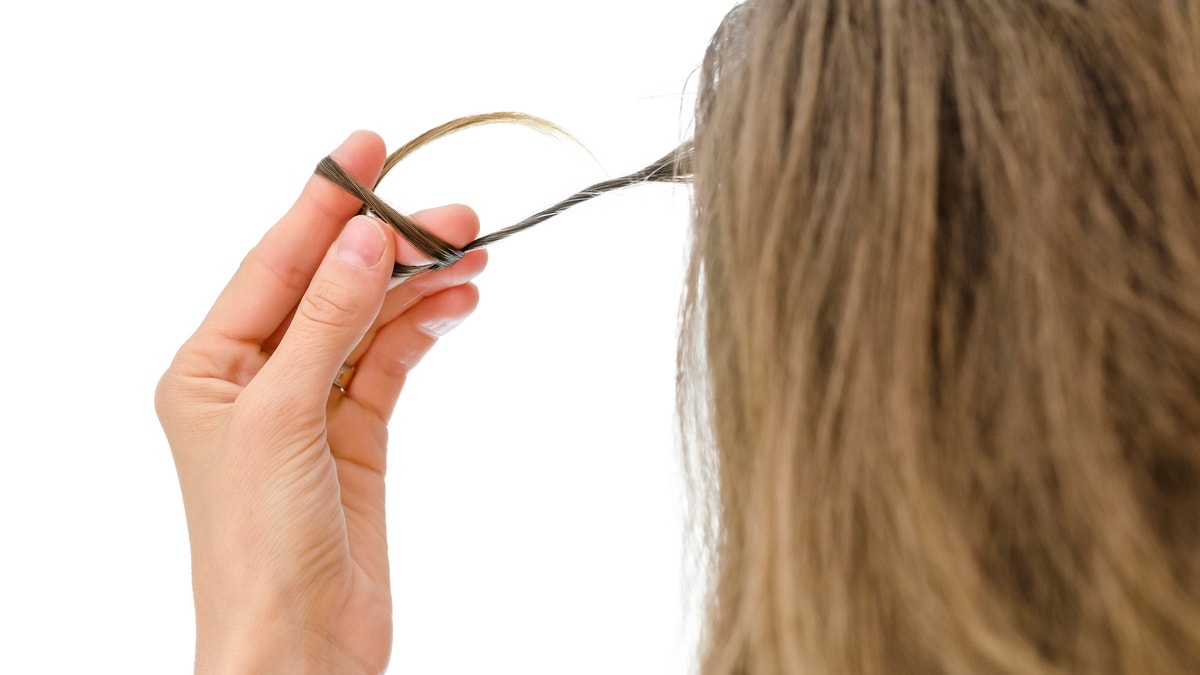 long hair rapunzel syndrome pulling out hair twisting hair nervous hair habit istock large