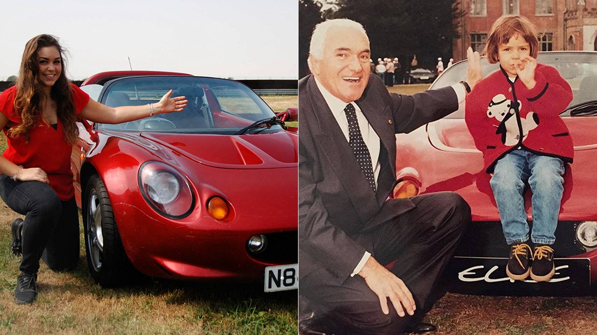 Woman reunited with Lotus Elise sports car named after her 22