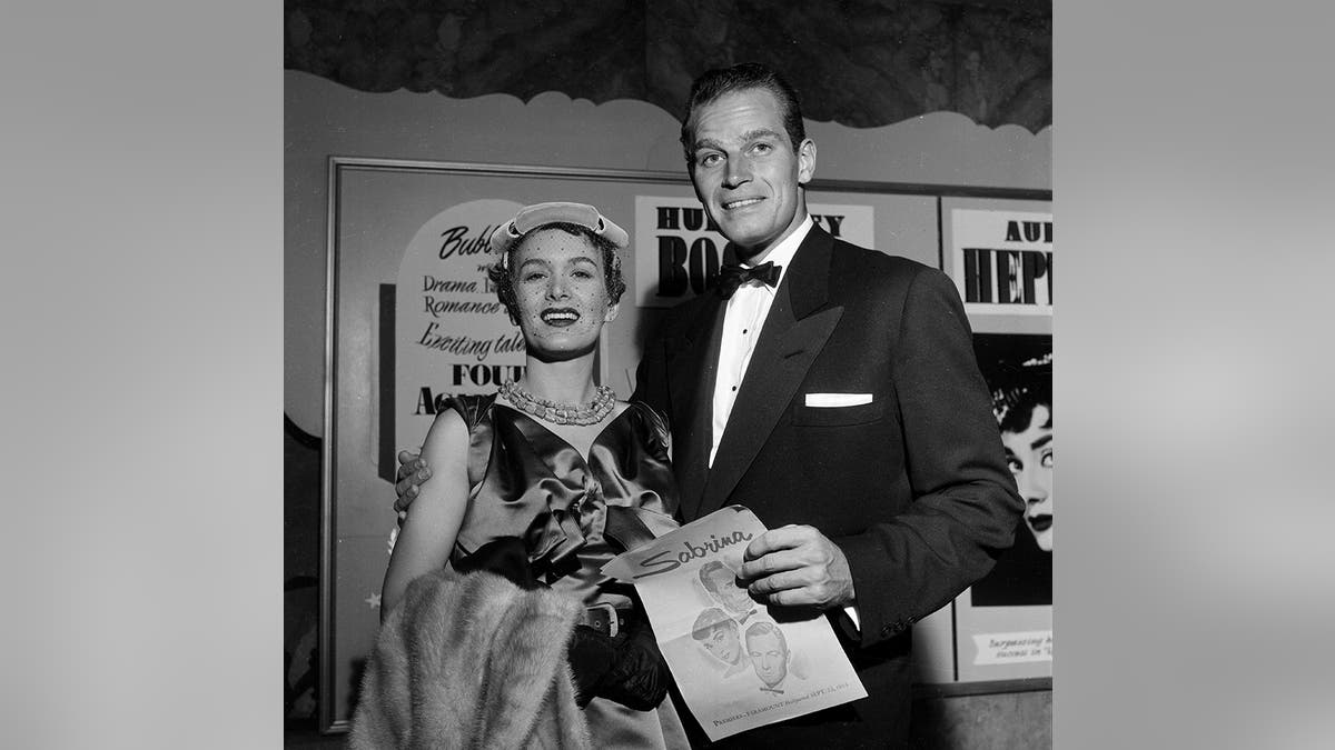 lydia heston and charlton heston - getty