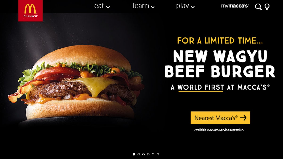 mcdonald's aus wagyu