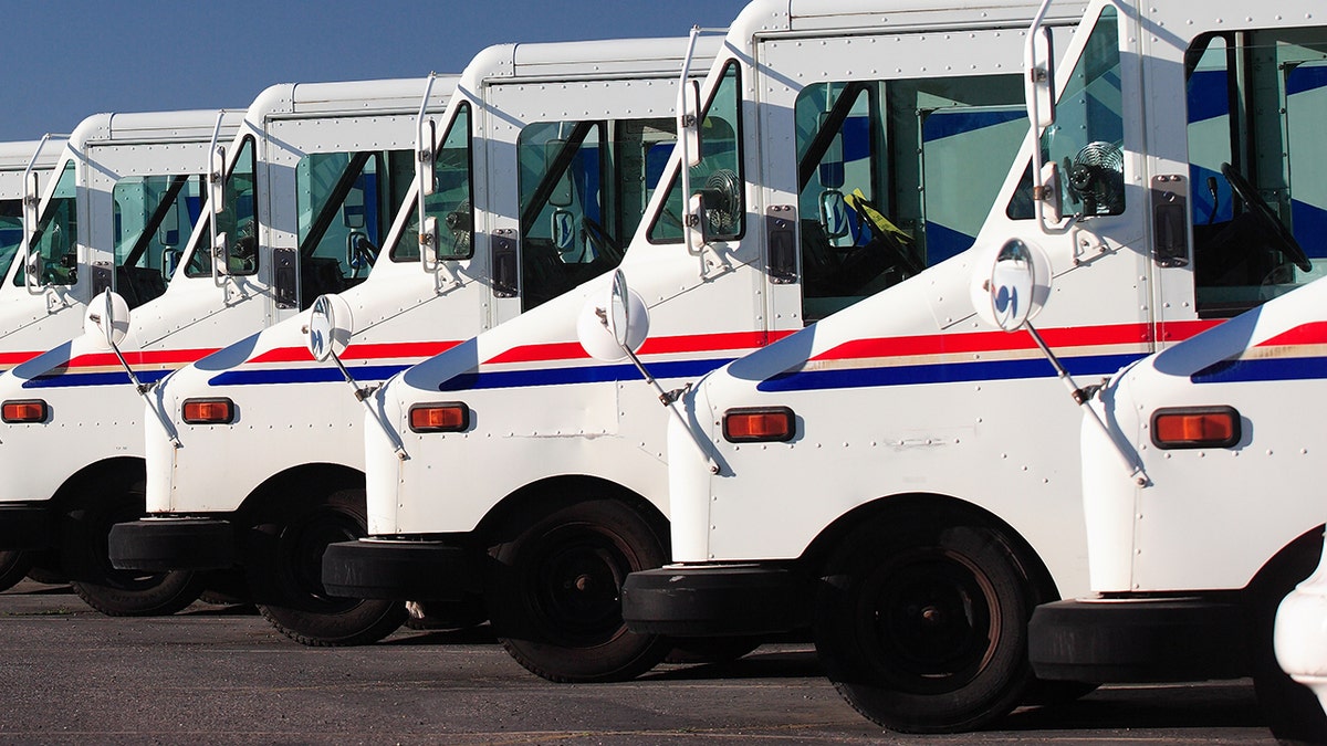 mail trucks istock