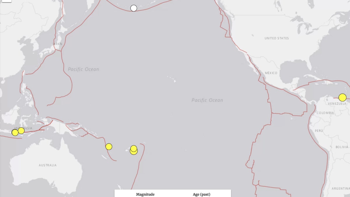 major earthquakes