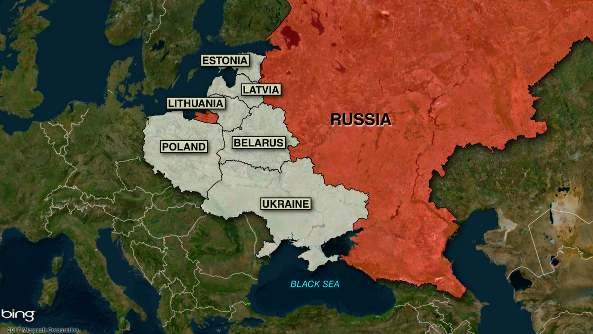 russia baltic map
