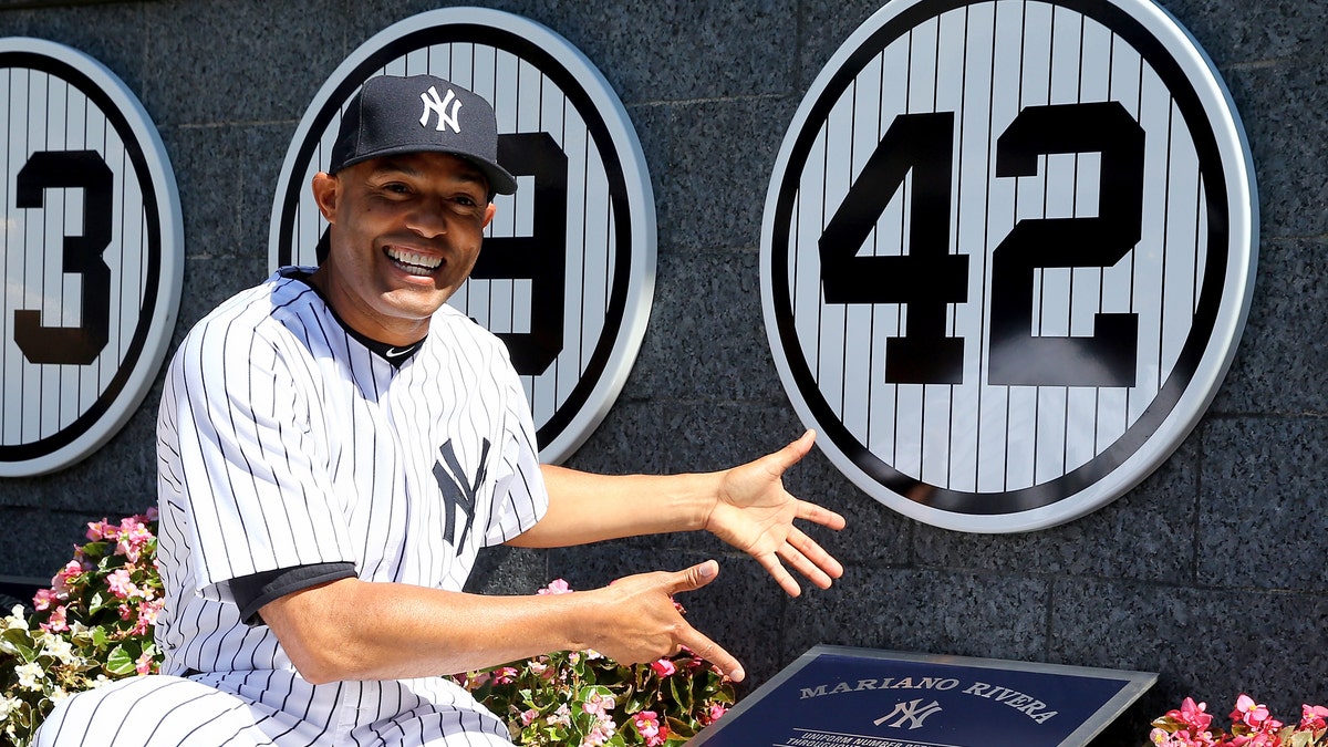 When is Mariano Rivera's Hall of Fame celebration at Yankee