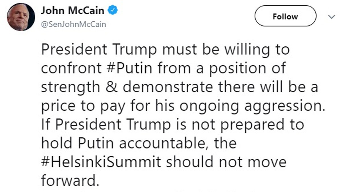 mccain tweet