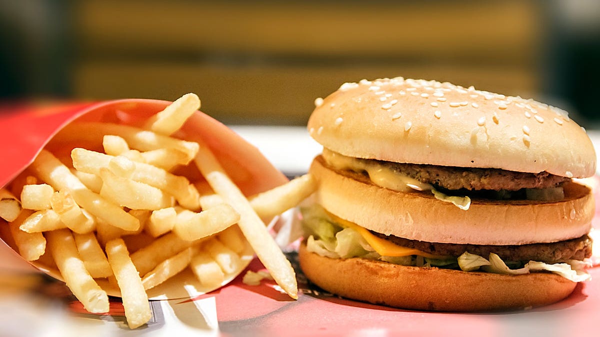 mcdonald's burger fries istock