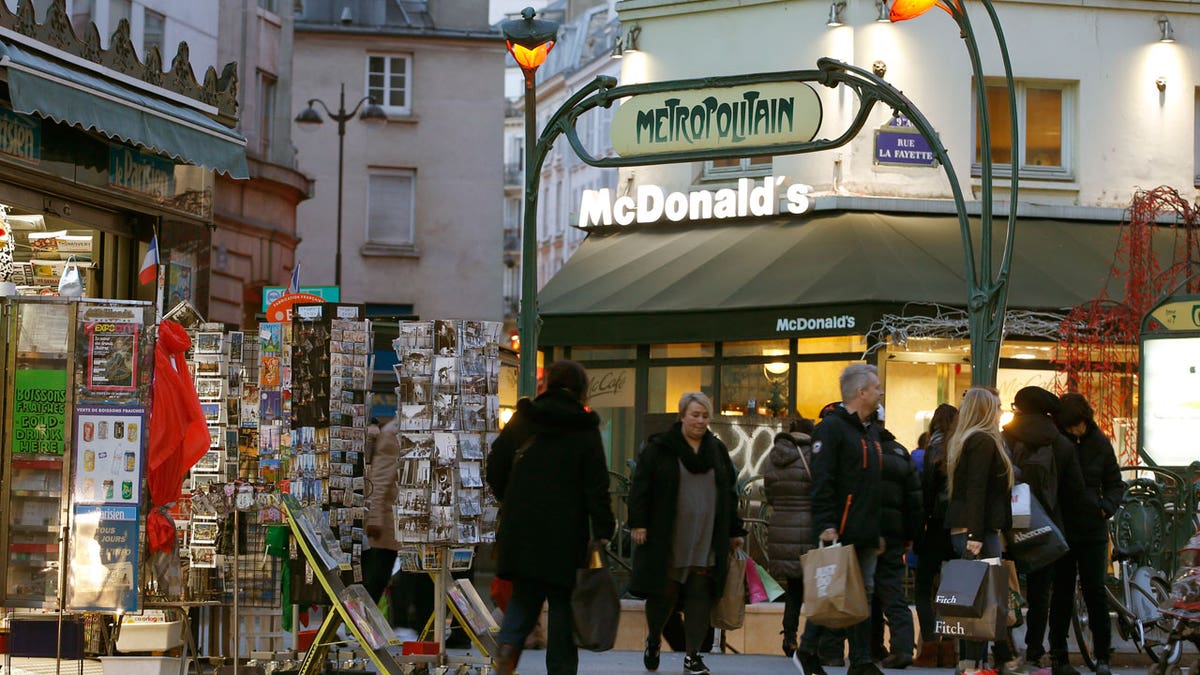 mcdonalds paris reuters