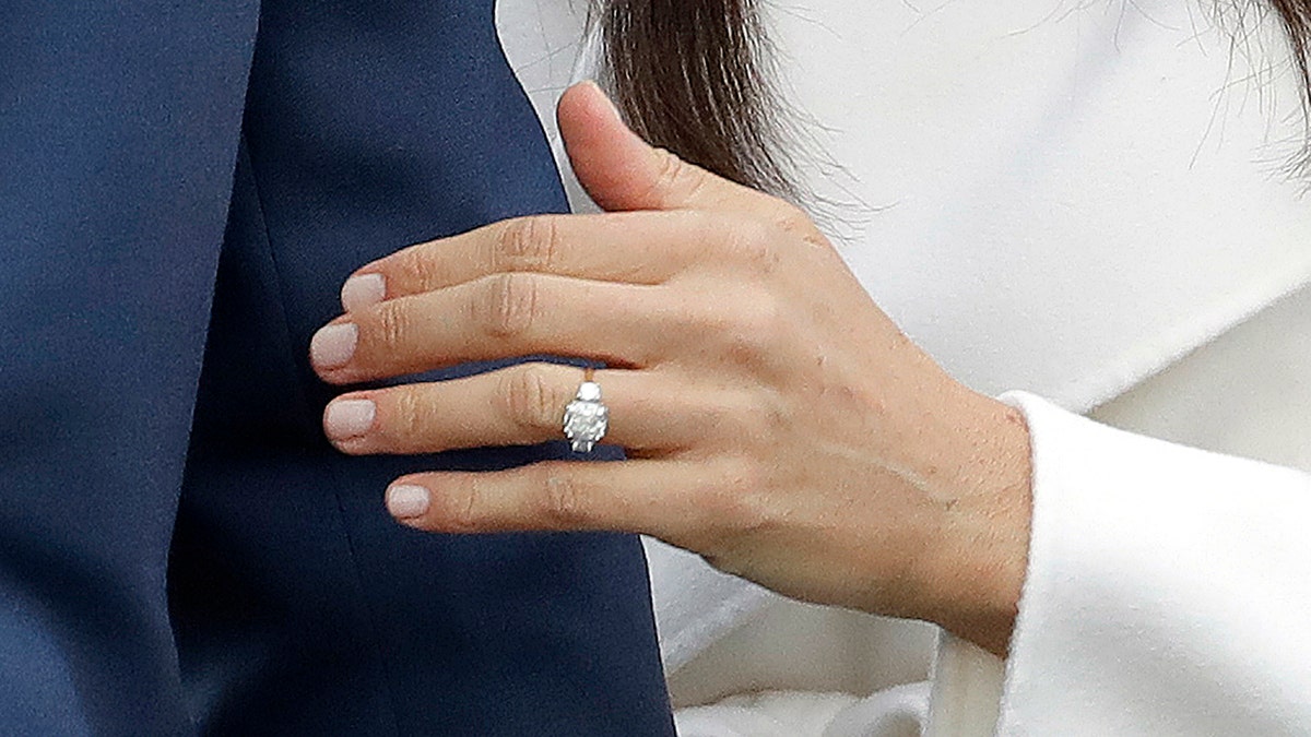 Picture of meghan markle's deals engagement ring