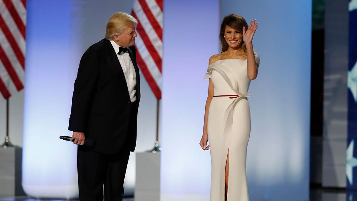 Melania Trump gown